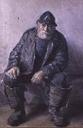 Michael Ancher Skagen Fisherman oil painting on canvas